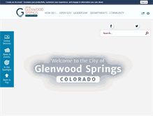Tablet Screenshot of ci.glenwood-springs.co.us